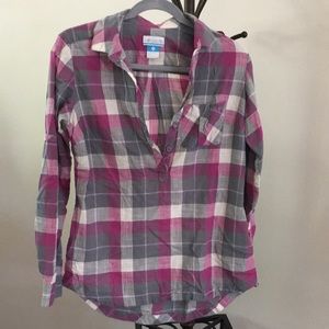 Columbia PFG cotton pullover sz S